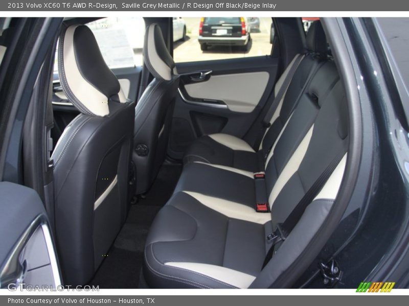 Rear Seat of 2013 XC60 T6 AWD R-Design