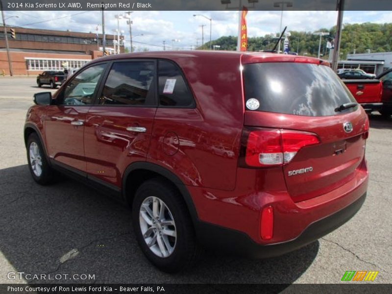 Remington Red / Black 2014 Kia Sorento LX AWD
