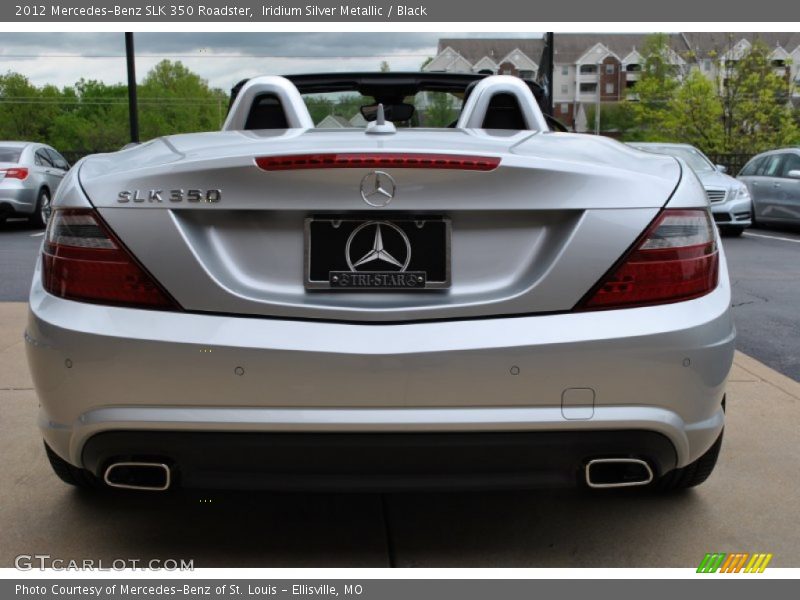 Iridium Silver Metallic / Black 2012 Mercedes-Benz SLK 350 Roadster