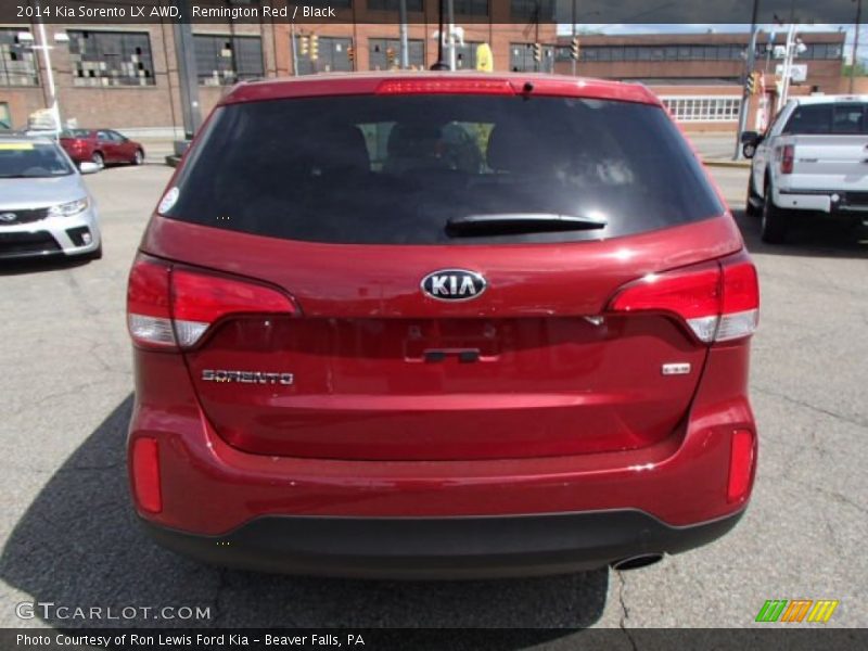 Remington Red / Black 2014 Kia Sorento LX AWD