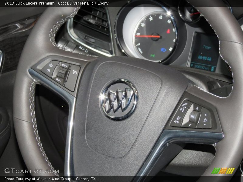 Cocoa Silver Metallic / Ebony 2013 Buick Encore Premium