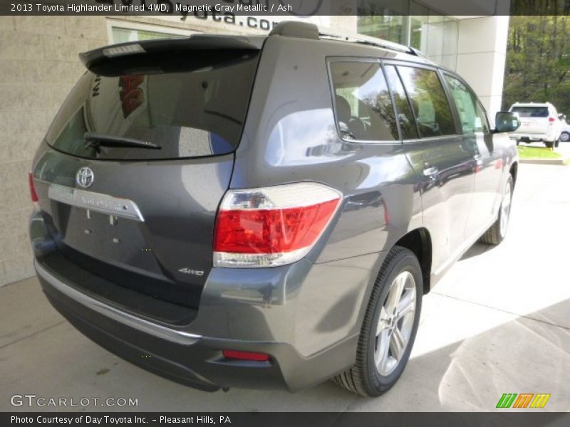 Magnetic Gray Metallic / Ash 2013 Toyota Highlander Limited 4WD