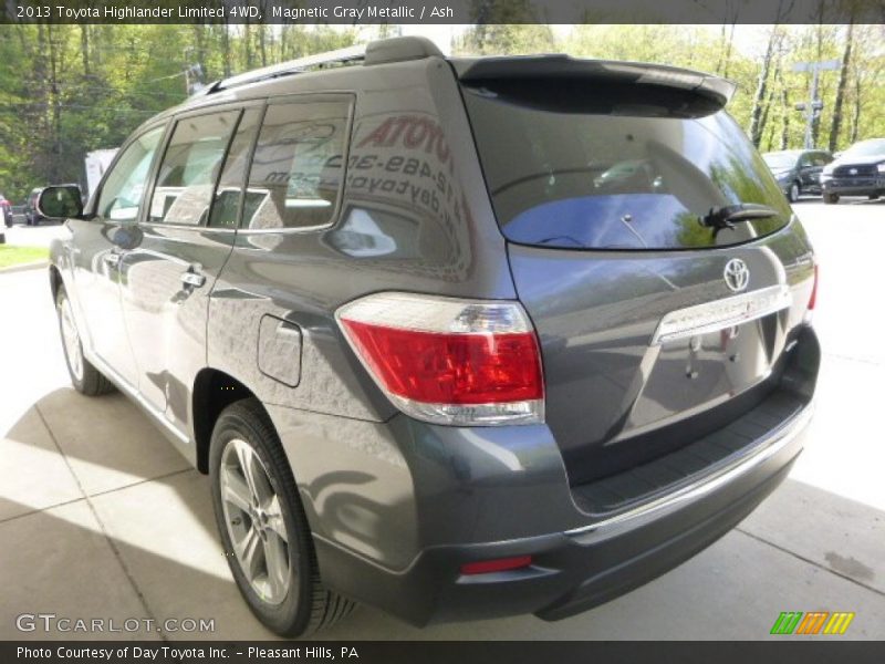 Magnetic Gray Metallic / Ash 2013 Toyota Highlander Limited 4WD