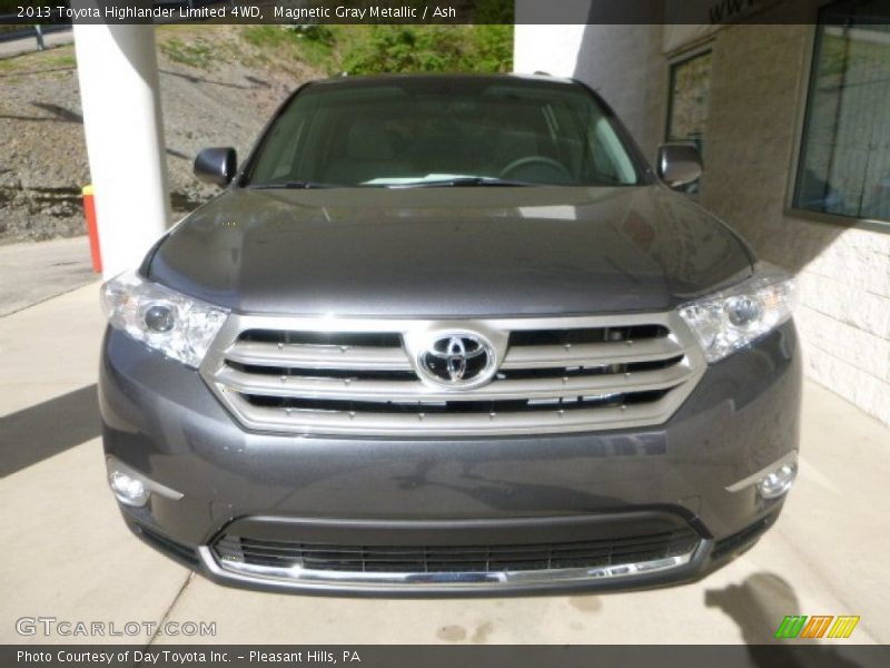 Magnetic Gray Metallic / Ash 2013 Toyota Highlander Limited 4WD
