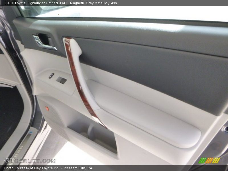 Magnetic Gray Metallic / Ash 2013 Toyota Highlander Limited 4WD