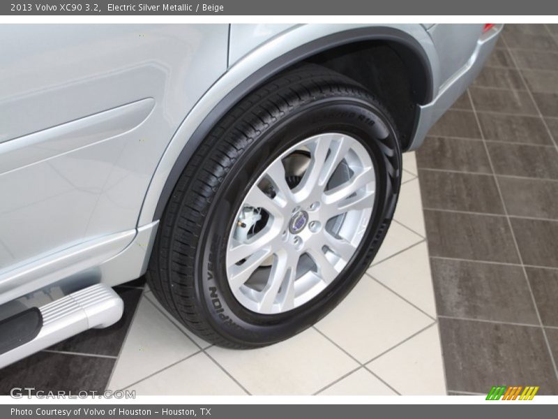 Electric Silver Metallic / Beige 2013 Volvo XC90 3.2