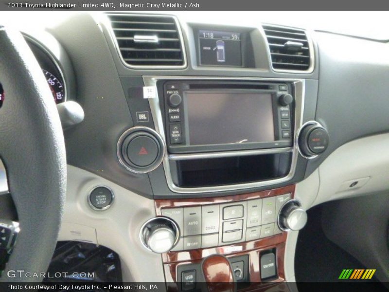 Magnetic Gray Metallic / Ash 2013 Toyota Highlander Limited 4WD