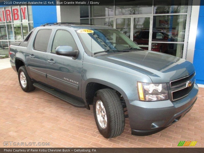 Blue Granite Metallic / Ebony 2010 Chevrolet Avalanche LS 4x4