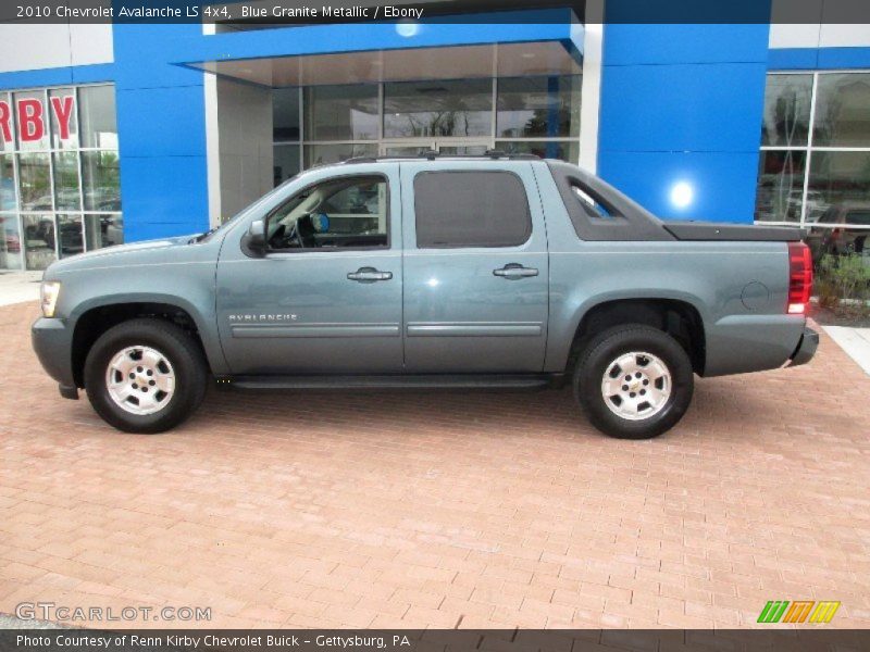 Blue Granite Metallic / Ebony 2010 Chevrolet Avalanche LS 4x4