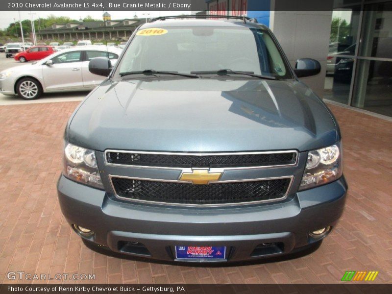 Blue Granite Metallic / Ebony 2010 Chevrolet Avalanche LS 4x4
