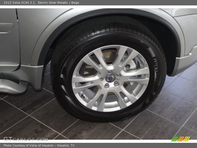 Electric Silver Metallic / Beige 2013 Volvo XC90 3.2