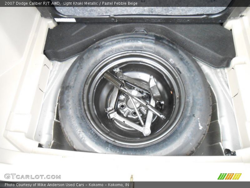 Light Khaki Metallic / Pastel Pebble Beige 2007 Dodge Caliber R/T AWD