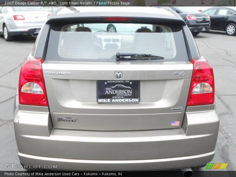Light Khaki Metallic / Pastel Pebble Beige 2007 Dodge Caliber R/T AWD