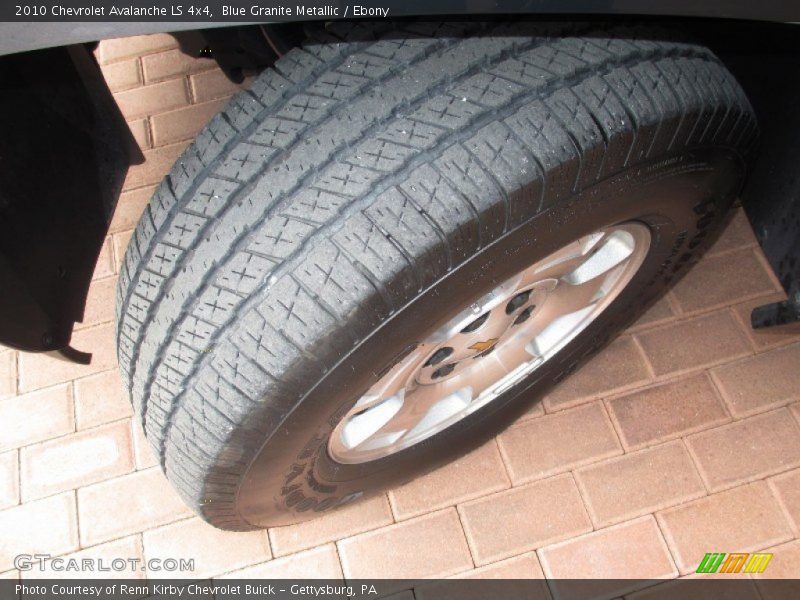 Blue Granite Metallic / Ebony 2010 Chevrolet Avalanche LS 4x4