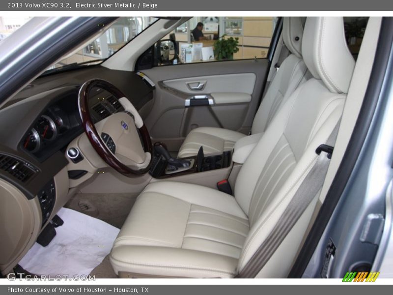 Electric Silver Metallic / Beige 2013 Volvo XC90 3.2