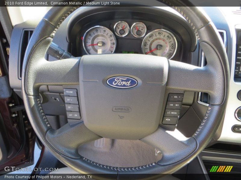 Cinnamon Metallic / Medium Light Stone 2010 Ford Edge Limited