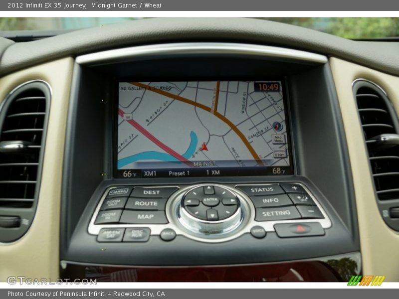 Navigation of 2012 EX 35 Journey