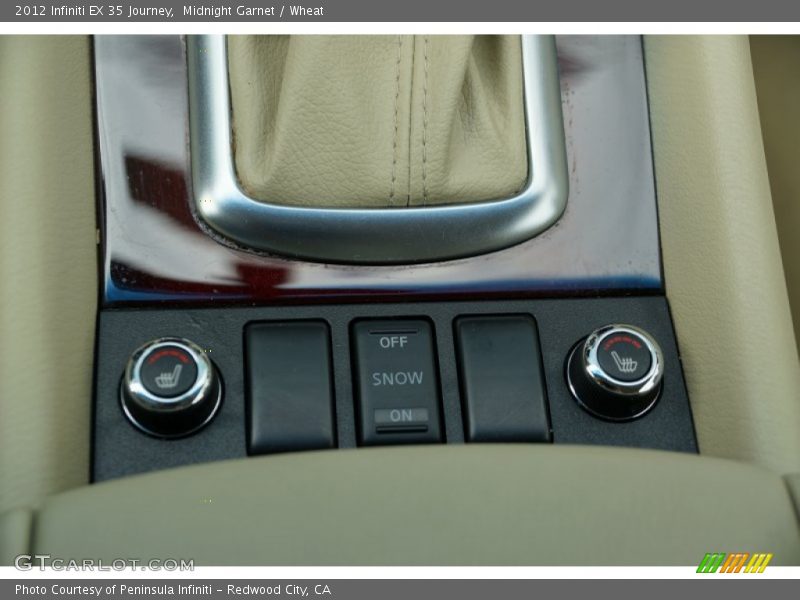 Midnight Garnet / Wheat 2012 Infiniti EX 35 Journey
