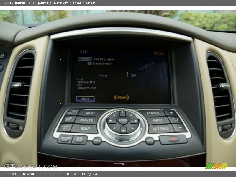 Controls of 2012 EX 35 Journey