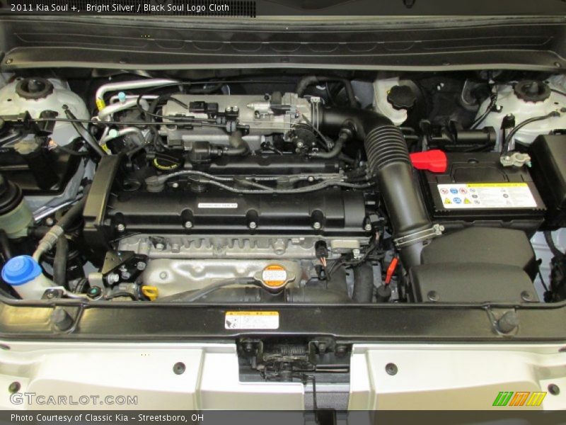 Bright Silver / Black Soul Logo Cloth 2011 Kia Soul +