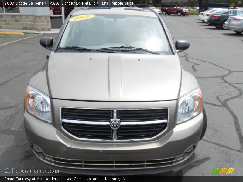 Light Khaki Metallic / Pastel Pebble Beige 2007 Dodge Caliber R/T AWD