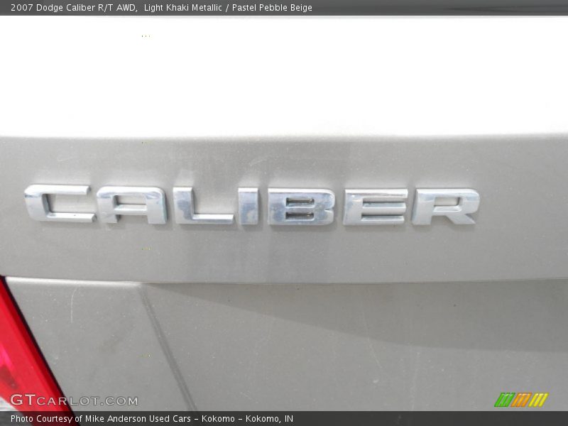 Light Khaki Metallic / Pastel Pebble Beige 2007 Dodge Caliber R/T AWD