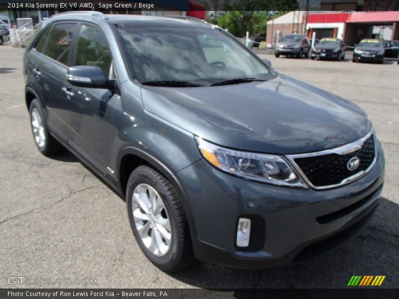Front 3/4 View of 2014 Sorento EX V6 AWD