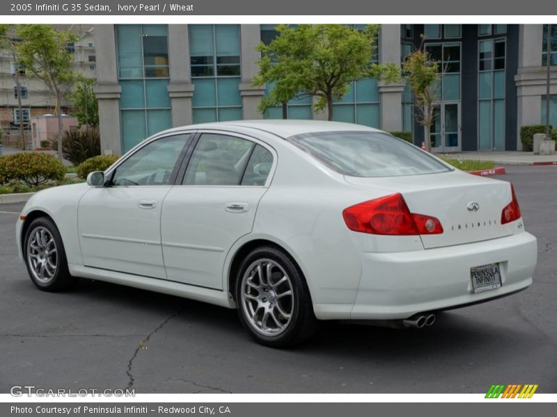 Ivory Pearl / Wheat 2005 Infiniti G 35 Sedan