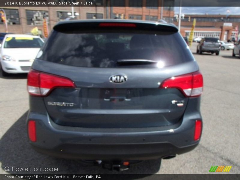 Sage Green / Beige 2014 Kia Sorento EX V6 AWD