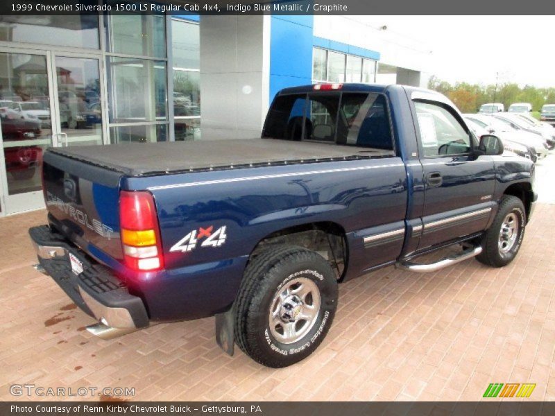 Indigo Blue Metallic / Graphite 1999 Chevrolet Silverado 1500 LS Regular Cab 4x4