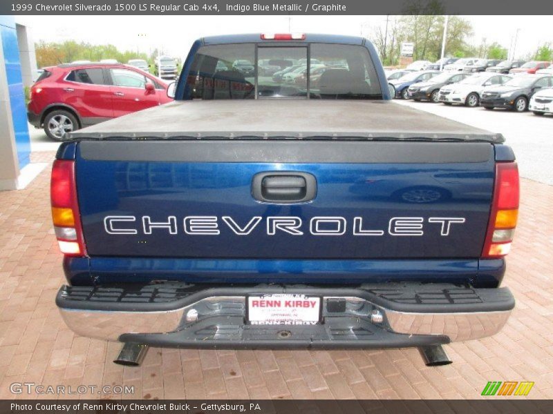 Indigo Blue Metallic / Graphite 1999 Chevrolet Silverado 1500 LS Regular Cab 4x4