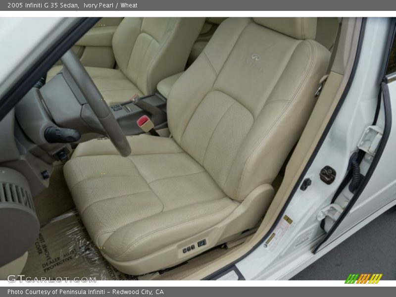 Ivory Pearl / Wheat 2005 Infiniti G 35 Sedan