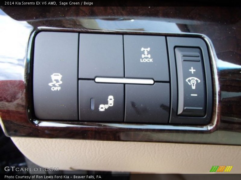 Controls of 2014 Sorento EX V6 AWD