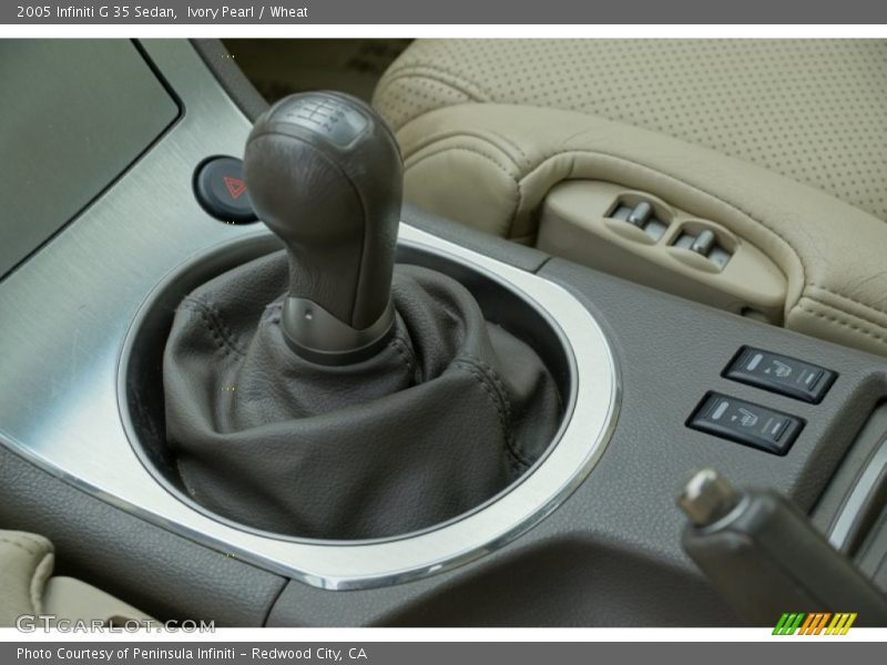 Ivory Pearl / Wheat 2005 Infiniti G 35 Sedan