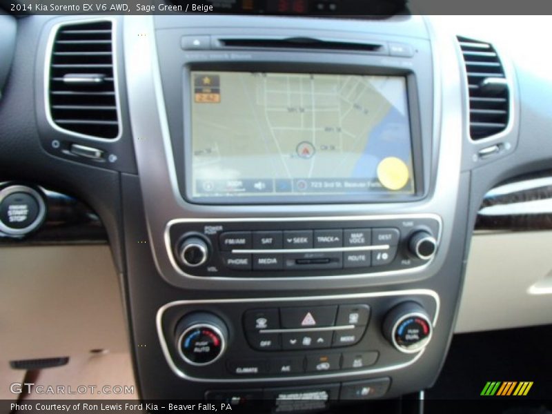 Controls of 2014 Sorento EX V6 AWD