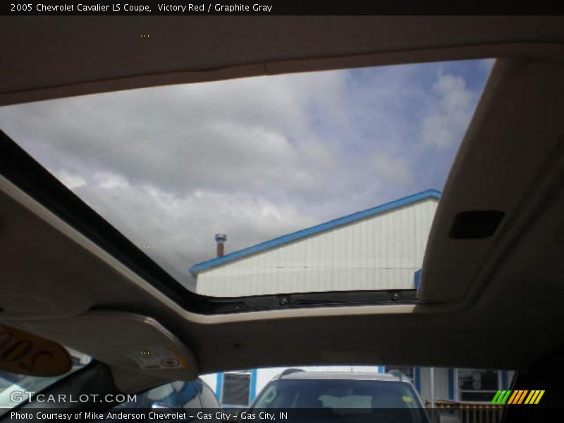Victory Red / Graphite Gray 2005 Chevrolet Cavalier LS Coupe
