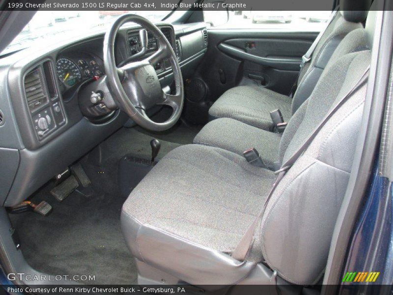  1999 Silverado 1500 LS Regular Cab 4x4 Graphite Interior