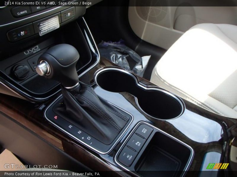  2014 Sorento EX V6 AWD 6 Speed Sportmatic Automatic Shifter