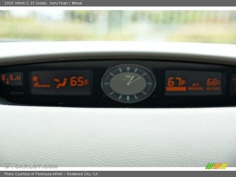 Ivory Pearl / Wheat 2005 Infiniti G 35 Sedan