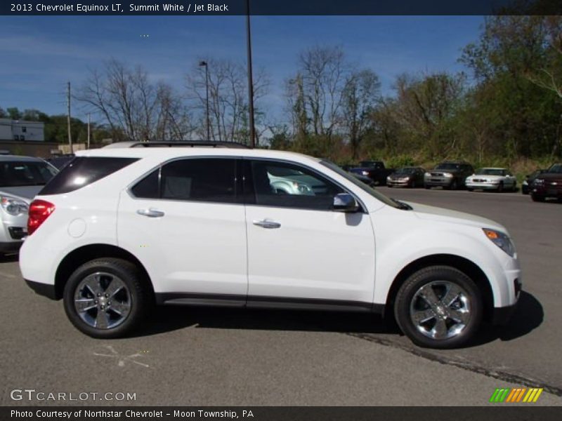 Summit White / Jet Black 2013 Chevrolet Equinox LT