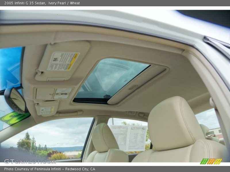 Ivory Pearl / Wheat 2005 Infiniti G 35 Sedan