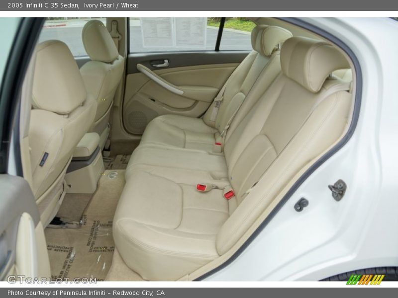 Ivory Pearl / Wheat 2005 Infiniti G 35 Sedan
