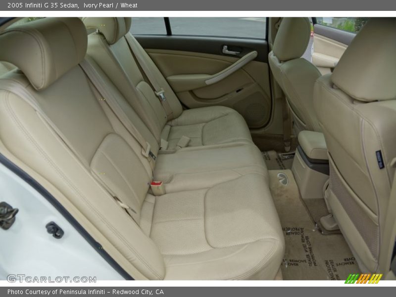 Ivory Pearl / Wheat 2005 Infiniti G 35 Sedan