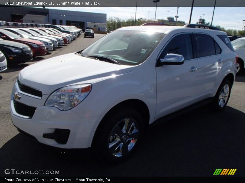 Summit White / Jet Black 2013 Chevrolet Equinox LT