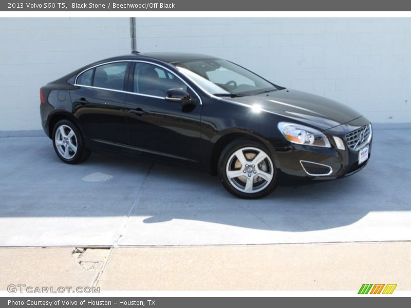 Black Stone / Beechwood/Off Black 2013 Volvo S60 T5
