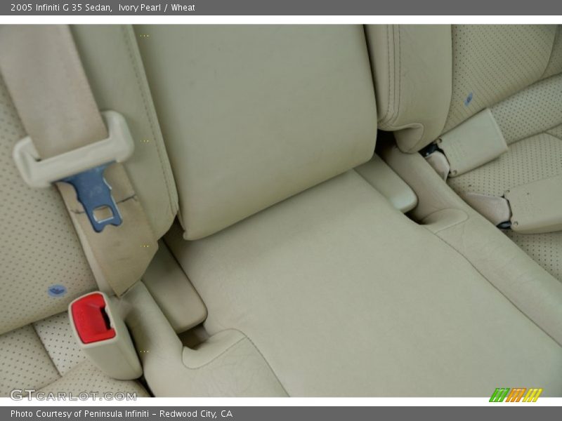 Ivory Pearl / Wheat 2005 Infiniti G 35 Sedan