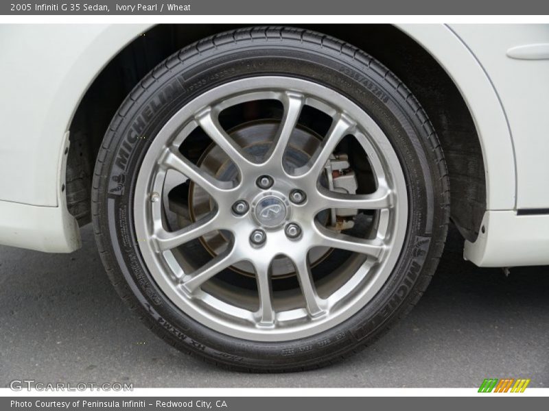 Ivory Pearl / Wheat 2005 Infiniti G 35 Sedan