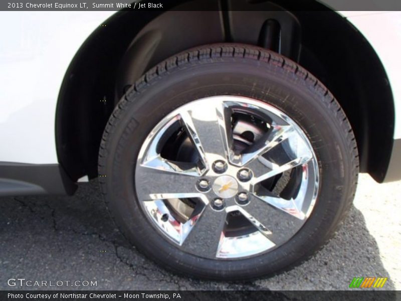 Summit White / Jet Black 2013 Chevrolet Equinox LT