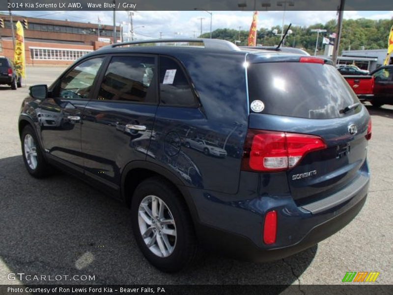 Wave Blue / Gray 2014 Kia Sorento LX AWD