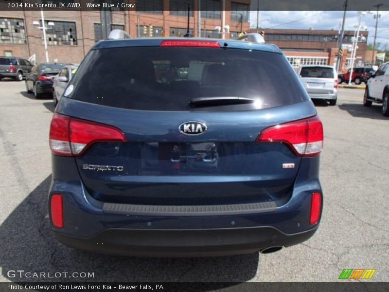 Wave Blue / Gray 2014 Kia Sorento LX AWD